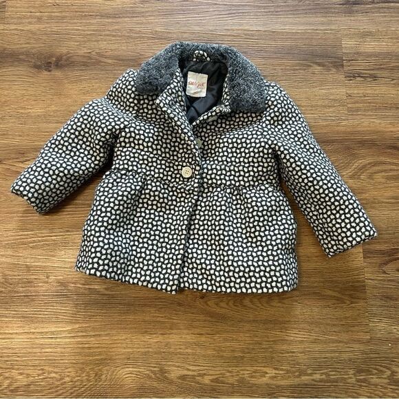 CAT & JACK gray white coat jacket blazer top size 18 months - Picture 7 of 7